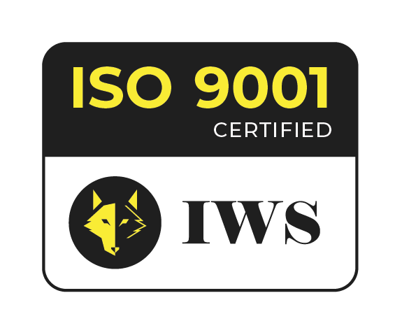 ISO 9001:2015 tanúsítási jel – IWS Solutions Kft.